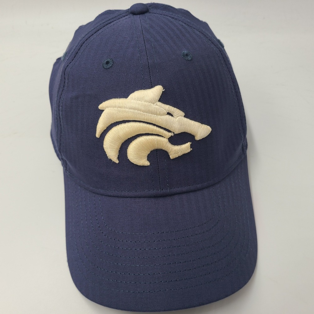 Nike Hat Strapback Blue Gold Wolf Logo Golf Legacy91 Dri-Fit Casual Outdoors Men